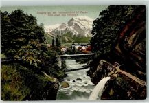 7310 Bad Ragaz 1908 - Taminaschlucht Ausgang Falknis