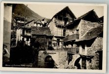 6634 Brione Verzasca Foto AK Casa rustica