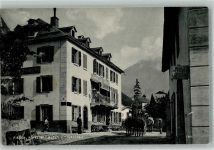 Fiesch Postkutsche Hotel des Alpes Postkutsche Schweiz Foto AK