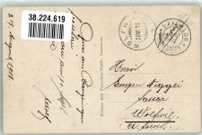 8280 Kreuzlingen Foto AK Feldpost Bataillon 41 Seeweg mit Blick nach Konstanz