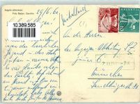 6978 Gandria 1960 Künstlerkarte Angolo pittoresco Fritz Meijer