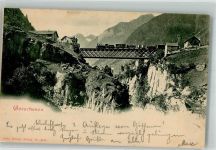 6487 Göschenen 1900 Foto AK Eisenbahn