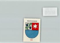 5430 Wettingen - Vignette Wappen Kaffee Hag ca 1920-1940 Wettingen