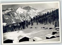 7064 Tschiertschen Foto AK Aroser Weißhorn Fubs Winter