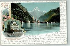 6454 Flüelen 1902 - Hotel Pension zum weissen Kreuz