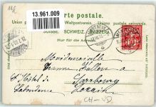 1820 Veytaux 1903 Prägedruck Vaudoise Tracht Schloss Chillon u. Montreux Wappen