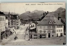 1630 Bulle - Hotel du Cheval Blanc et le Moleson