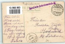 1907 Prägedruck Helvetia Cavallerie Rekrutenschule IV Patriotik Schweiz