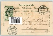 5620 Bremgarten AG 1900 Lithographie Anstalt St. Joseph Schulhaus Linde Einsiedelei Emaus Verlag Künzli Nr 378