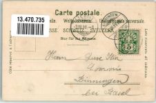 4410 Liestal 1899 Gebrauchsspuren Kessel Oberthor Lithographie