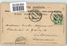 1510 Moudon 1905 Lithographie Kantonsfest 1905