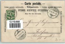 9424 Rheineck Gebrauchsspuren 1899