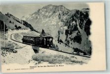 Rochers de Naye - Bergbahn von Rochers nach Naye