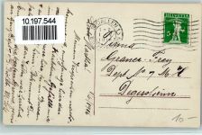 St. Gallen S. Gallo Neuer Bahnhof und Säntis Bahnhof Schweiz 1916