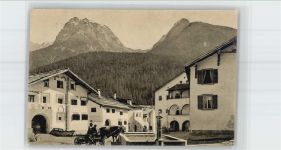 7550 Scuol Schuls - Dorfplatz