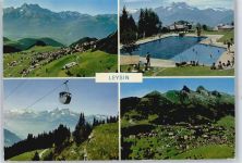 1854 Leysin - Schwimmbad, Seilbahn