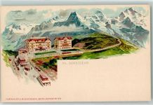 3823 Kleine Scheidegg Lithographie Bergbahn