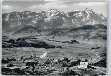 9056 Gais Stoss AR - Fliegeraufnahme, Gasthaus Gäbris, Säntiskette