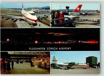 Chur Coire Flughafen Swissair Maschinen Dis da l Aerofilatelia Phila Schweiz 1988 Ganzsache