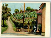 4105 Biel-Benken BL Künstlerkarte sign. Wyss Weinberg