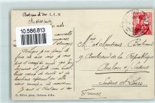 1660 Château-d´Oex 1911 - Eglise Kirche Winter Schnee