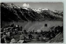 3807 Iseltwald - am Brienzersee mit Brienzer Rothorn Kette