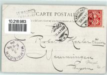 1890 St-Maurice 1904 - en Valais Cascades de la Grotte des fees