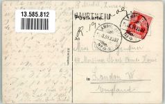 9213 Hauptwil 1909 Foto AK Schloss Türmli Bahnpost Zug 2602