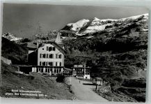 Klausenpass 1957 Foto AK Omnibus Hotel Klausenpass-Höhe