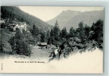 1923 Les Marécottes - La Dent de Morcles