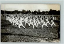 8630 Rüti ZH 1920 Foto AK Turnfest 1920 - Übungen auf em Platz AK