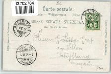 4104 Oberwil BL 1904 BOAKC Lithographie Schulhaus Dorfstraße Gasthaus Zum Schwanen Zur Krone