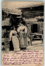 1815 Clarens 1904 - Costumes suisses Ort lt. Stempel