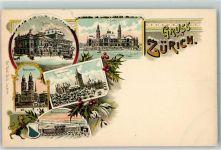 8000 Zürich - Theater Tonhalle Landesmuseum Grossmünster Polytechnikum