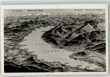 1260 Nyon - Vogelschau Genfersee