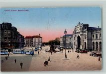 8000 Zürich 1927 - Bahnhofplatz Abendrot Oldtimer