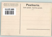 8610 Uster Lithographie / Künstlerkarte Schloss sign. Schaufelberger, A.