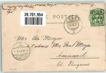 1890 St-Maurice 1901 Künstlerkarte Schloss sign. Meltzer
