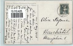 8132 Egg bei Zürich - Zürichsee-Panorama vom Pfannenstiel Hotel Kurhaus Hochwacht 2-Bildafnahme Landkarte