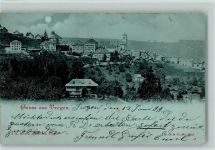 9043 Trogen 1899 Mondschein Gruss aus - Verlag Guggenheim Nr. 2910 AK