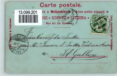 9043 Trogen 1899 Mondschein Gruss aus - Verlag Guggenheim Nr. 2910 AK