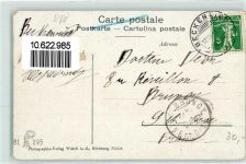 6375 Beckenried 1913 - Ruderboot Kirche