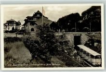 6377 Seelisberg Foto AK Bergbahn Hotel Bellevue