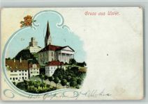 8610 Uster - 1908 Kirche und Schloss
