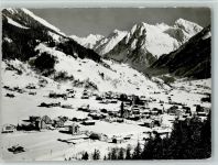 7250 Klosters - Gesamtansicht mit Silvrettagruppe Winteraufnahme