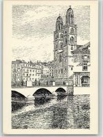 8000 Zürich - Grossmünster sign.