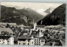 3900 Brig 1962 Foto AK Hotel Volkshaus Kirche