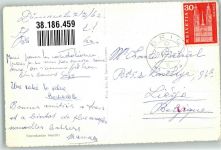 3900 Brig 1962 Foto AK Hotel Volkshaus Kirche