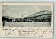 6000 Luzern Lucerne 1901 - Festhalle, Schützenfest 1901 AK