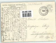 9651 Rietbad - Kurhaus Fliegeraufnahme Feldpost Stab Territorial Bat. 141